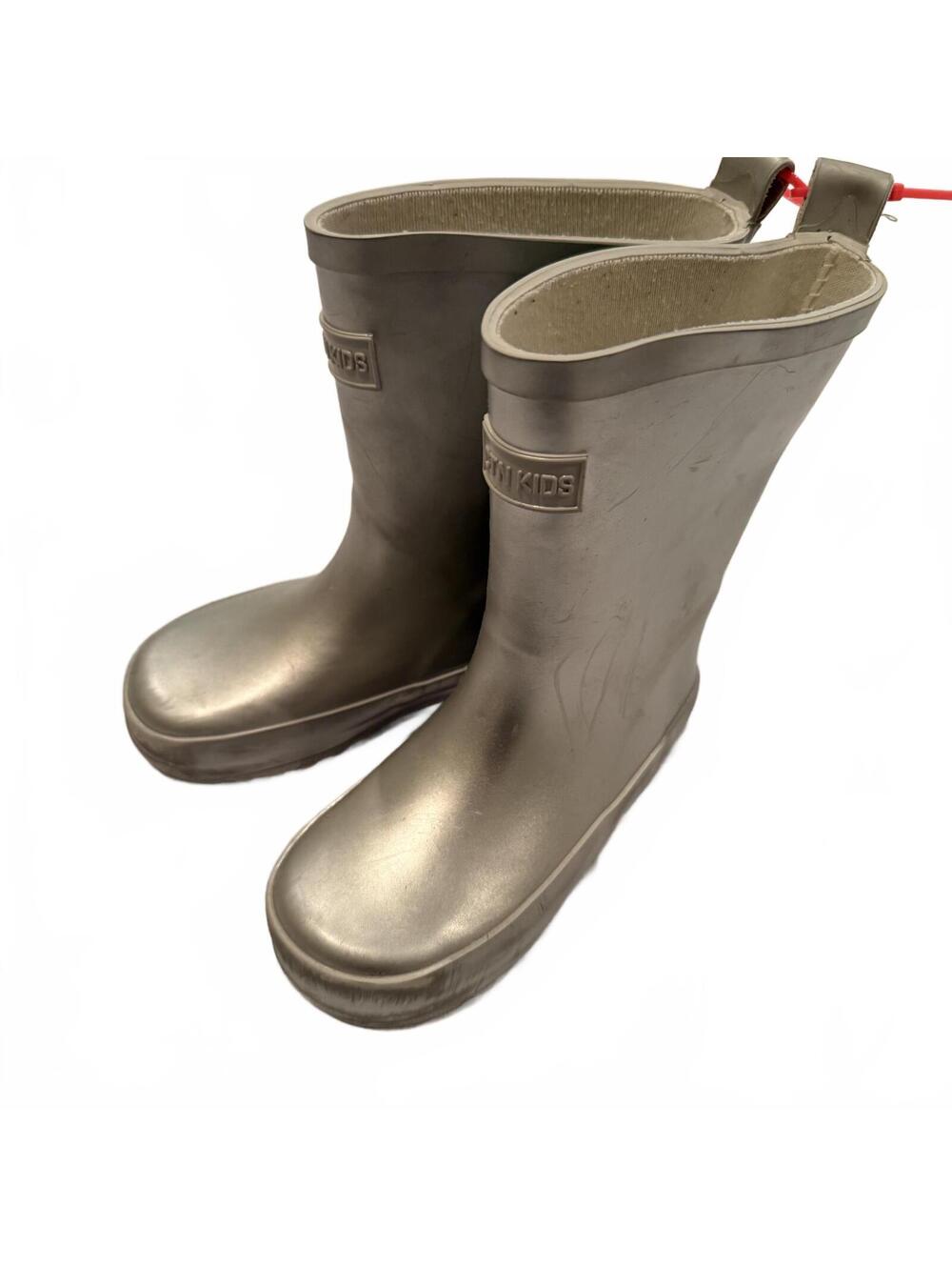 Cotton On Kids Silver Rubber Rain Boots for Kids Toddler 8